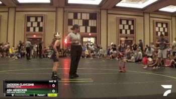 53 lbs Semifinal - Jackson Claycomb, Orchard South vs Ash Henecker, Red Nose Wrestling