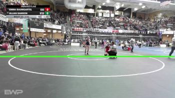 110 lbs Champ. Round 1 - Emma Baumgartel, Eureka HS vs Jillian Samson, WaKeeney-Trego Community HS