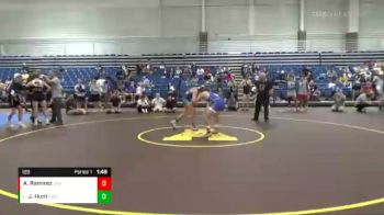 129 lbs Cons. Round 2 - Jakobe Hunt, Franklin Wrestling Club vs Alejandro Ramirez, Unaffiliated