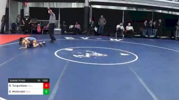 64 lbs Quarterfinal - Davron Turgunboev, Willpower WC vs Gabe Mcdonald, Rough Cut