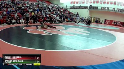 120 lbs Round 3 - Alijah Mohanna, Cincinnati LaSalle vs Tanner Cochrane, Columbia