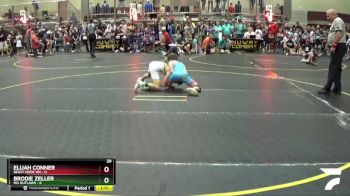 90 lbs Round 1 (6 Team) - Brodie Zeller, MO Outlaws vs Elijah Conner, Beast Mode WA