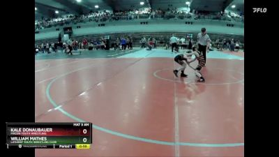 55A Cons. Round 3 - William Mathes, Lathrop Youth Wrestling Club vs Kale Donaubauer, Macon Youth Wrestling