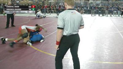 155 lbs Cons. Semi - Veronica Madrid, Destin vs Christal Desir, Forest Hill