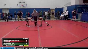 106 lbs Champ. Round 2 - Luke Houchins, Benedictine College Prep vs Sebastian Degennaro, Jensen Beach