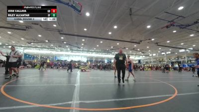 120 lbs Cons. Round 3 - Riley Alcantar, Baylor vs Jose Callava, Gladiator Wrestling