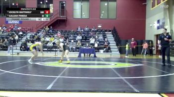 160 lbs Champ. Round 1 - Jocelyn Mattingly, Mount Olive vs Aalijah Pineda, Emmanuel University