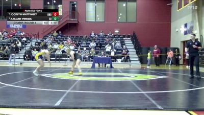 160 lbs Champ. Round 1 - Jocelyn Mattingly, Mount Olive vs Aalijah Pineda, Emmanuel University
