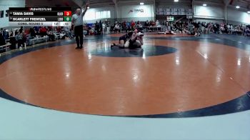 145 lbs Cons. Round 5 - Scarlett Frentzel, Lakota East High School vs Tamia Davis, Olentangy Orange