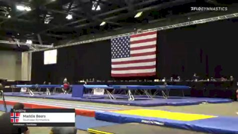 Maddie Beers - Tumbling, Southlake Gymnastics - 2021 USA Gymnastics Championships