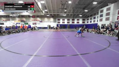 125 lbs Round 4 (10 Team) - Jorge Bravo, Lindsey Wilson (Ky.) vs Courtney Anderson, University Of Saint Mary (KS)