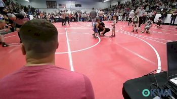 46 lbs Round Of 16 - Shane Webster, Claremore Wrestling Club vs Leonardo McClain, Verdigris Youth Wrestling