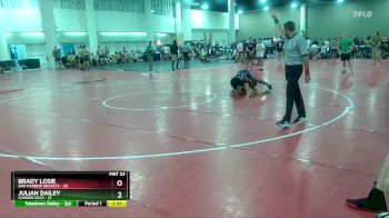 165 lbs Semis & 1st Wrestleback (8 Team) - Brady Losie, Oak Harbor Rockets vs Julian Dailey, Camden Socs