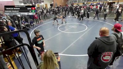 106 lbs Quarterfinal - Marcos Moran, Toppenish vs Karver Peasley, Gonzaga Prep