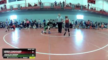 87 lbs Semifinal - Kerris Funkhouser, Red Hawk Wrestling Academy vs Addalyn Sisson, Floyd Wrestling Club