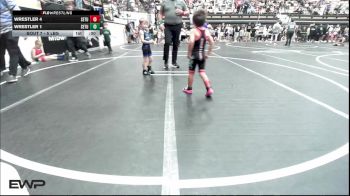 40 lbs Rr Rnd 1 - Dominic McGhghy, Darko Valley Wolfpak vs Jaxson Gregory, Tulsa Blue T Panthers