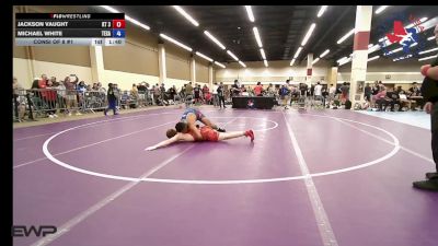 157 lbs Consi Of 8 #1 - Jackson Vaught, KT 3 Style Wrestling Club vs Michael White, Texas