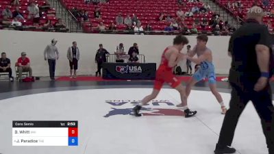 72 kg Cons Semis - Dylan Whitt, Viking Wrestling Club (IA) vs Jeremy Paradice, The Storm Wrestling Center