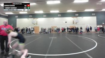 106 lbs Cons. Round 3 - Emmitt Murray, Kuna vs Jordan Dodge, Nampa