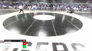 220 lbs Round Of 32 - Brycen Arthur, WV vs Noah Todd, TN