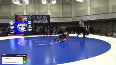 14U Boys - 84 lbs Semis - Lucas Pipito, Contenders Wrestling Academy vs Grayson VanValkenburg, Michigan Premier WC