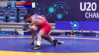 92 kg Final 3-5 - Anar Jafarli, Azerbaijan vs Connor Robert MIRASOLA, United States