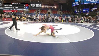 157 lbs Champ. Rd Of 64 - Dax Fegley, MI vs Richard Dunlavey, AK