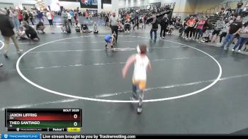 53 lbs Champ. Round 2 - Jaxon Liffrig, MN vs Theo Santiago, IN