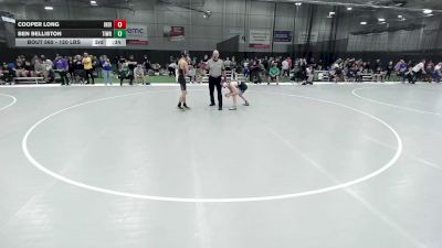 132 lbs Champ. Rd Of 16 - Trevor Christenson, Basehor-Linwood High School Wrestling vs Sawyer Anderson, Team Idaho Wrestling Club