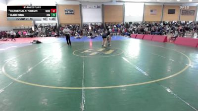 165 lbs Round Of 16 - Kaydence Atkinson, New Britain vs Madi King, Burr & Burton