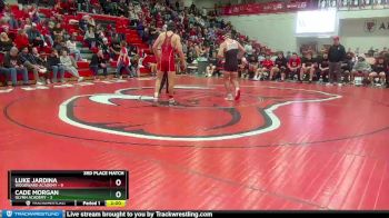 144 lbs Placement Matches (8 Team) - Cade Morgan, Glynn Academy vs Luke Jardina, Woodward Academy