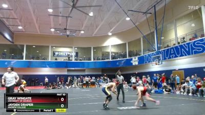 149 lbs Cons. Round 1 - Jayden Draper, Andrew College vs Gray Wingate, University Of Georgia