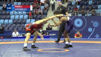 55 kg 1/8 Final - Abdullah Toprak, Turkey vs Iukhan Dokturbek Uulu, Kyrgyzstan