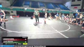 70 lbs Round 2 (3 Team) - Jackson Dunne, Eastside Youth Wrestling vs Jaxon Brooks, Team Bear Wrestling Club Red