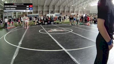 92 lbs Champ. Round 2 - Ryker Fuentes, Arizona vs Gage Green, Idaho