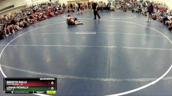 117 lbs Quarterfinals (8 Team) - Logan McNally, Utah vs Breidyn Ralls, Team Arizona