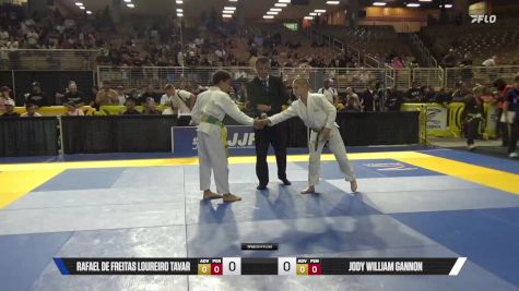 Jody William Gannon vs Rafael De Freitas Loureiro Tavar 2025 Pan Kids Jiu-Jitsu IBJJF Championship
