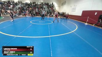 175 lbs Champ. Round 2 - Lincoln Brown, Star Valley vs Brady Dibble, Natrona County