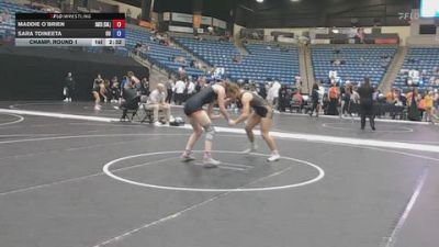 138 lbs Champ. Round 1 - Maddie O`Brien, Baker University vs Sara Toineeta, Ottawa University