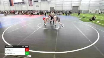 152 lbs Semifinal - Asher King, PV Bighorns vs Aiden Larson, Horizon HS