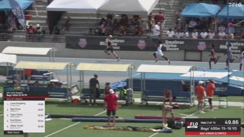 2026 AAU Junior Olympic Games - Youth Boys' 400m, Semi-Finals 3 - Age 15-16