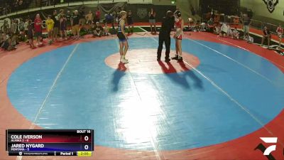 96 lbs Cross Bracket (8 Team) - Cole Iverson, Alaska 2 vs Jared Nygard, Montana