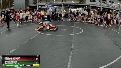 84 lbs Round 6 (8 Team) - Bryce Reber, Buffalo Valley WC vs Declan Jericho, Hammers Yellow