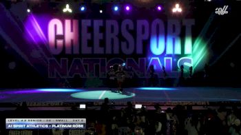 A1 Spirit Athletics - Platinum Rose [2026 L4.2 Senior - D2 - Small Day 2] 2026 CHEERSPORT National All Star Cheerleading Championship