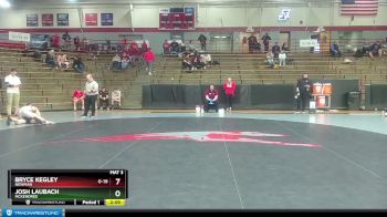 157 lbs Cons. Round 3 - Josh Laubach, McKendree vs Bryce Kegley, Newman