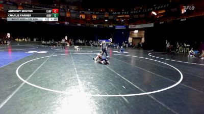 125 lbs Round Of 32 - Anthony Molton, Campbell vs Charlie Farmer, Army