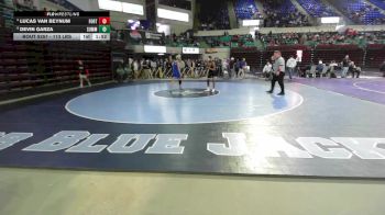 113 lbs Consi Of 8 #2 - Lucas Van Beynum, Fort Mill vs Devin Garza, Summerville