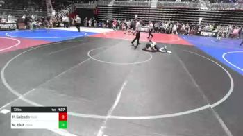 73 lbs Round Of 16 - Presten Salcedo, Rough House vs Mason Ekle, Team Alaska