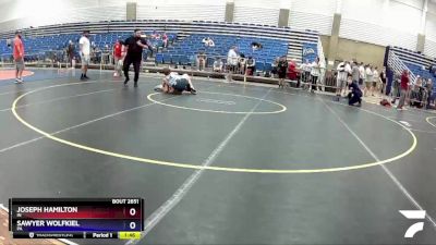 100 lbs Cons. Round 5 - Joseph Hamilton, IN vs Sawyer Wolfkiel, PA