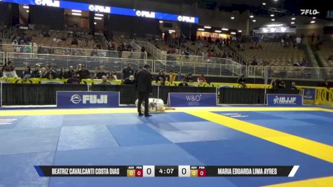 Maria Eduarda Lima Ayres vs Beatriz Cavalcanti Costa Dias 2025 Pan Jiu Jitsu IBJJF Championship